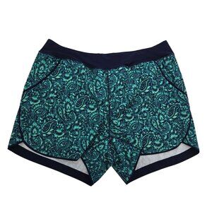 Lands' End Paisley Print Lined Swim Skorts Size 20W